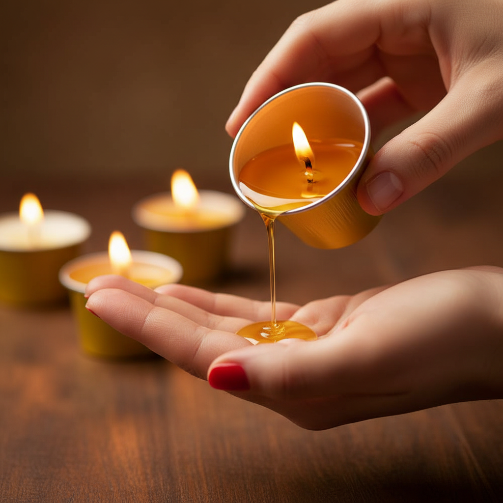 Small Candle Lifestyle Shot